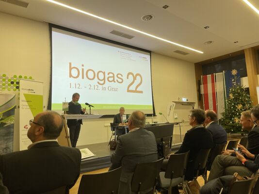 Kongress biogas-23<br />am 30.11. und 1.12. in Linz